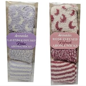 Aromasoles Lavender and Rose Infused Refresh Aroma-Socks - Pick 1